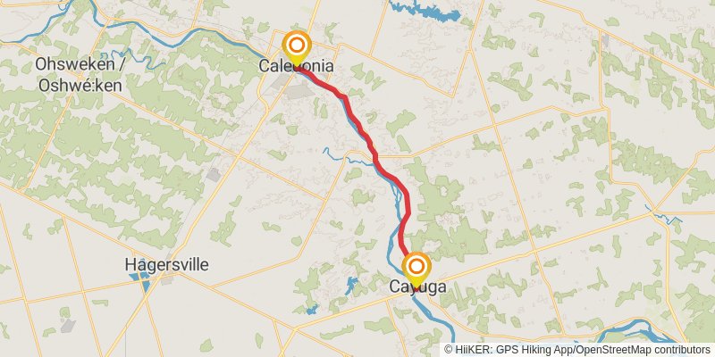 Grand Valley Trail stage 11 Map