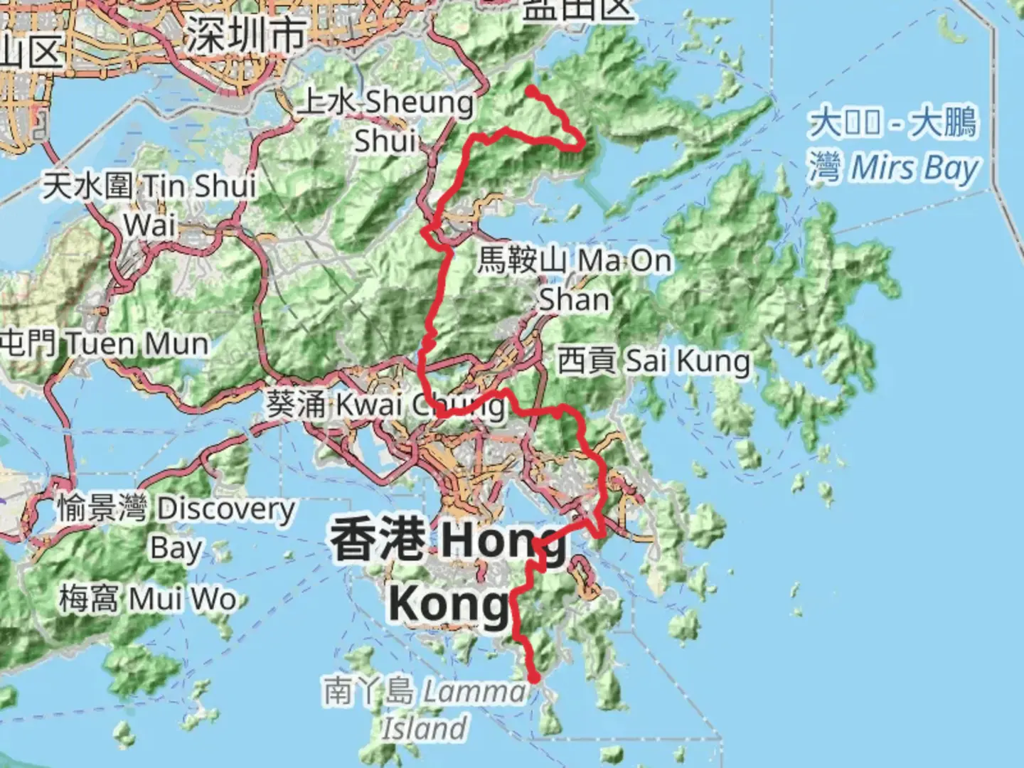 An image depicting the trail Wilson Trail and its surrounding area.