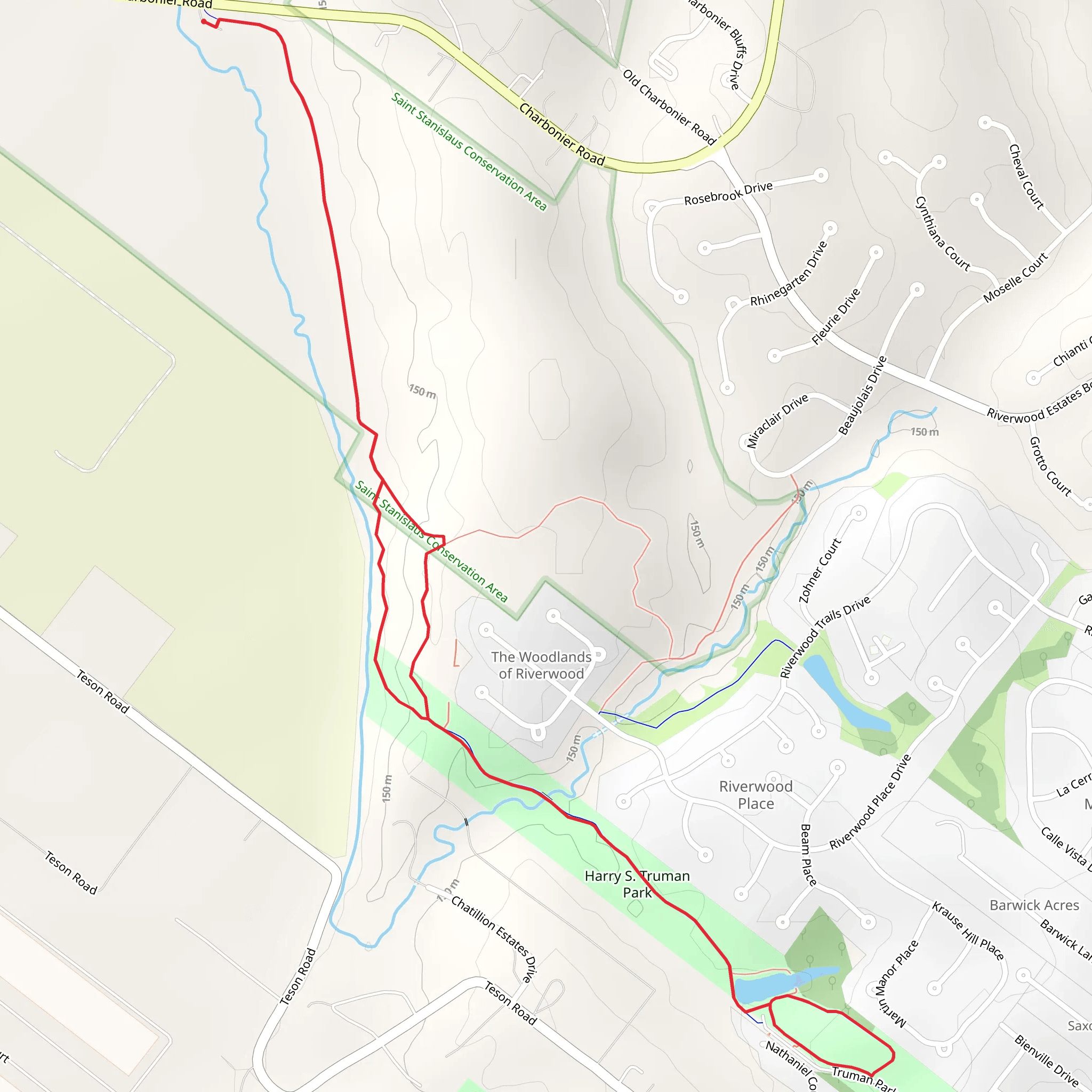 Harry S Truman Park mobile static map