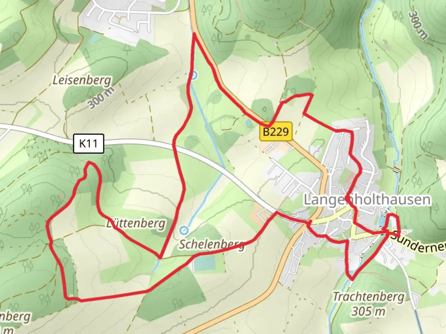 An image depicting the trail Bergbauwanderweg and its surrounding area.