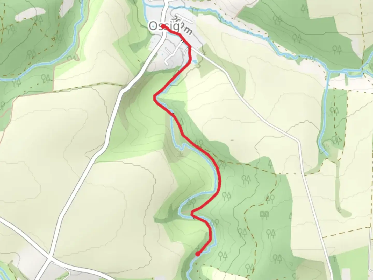 An image depicting the trail Märzenbecherweg Walk and its surrounding area.