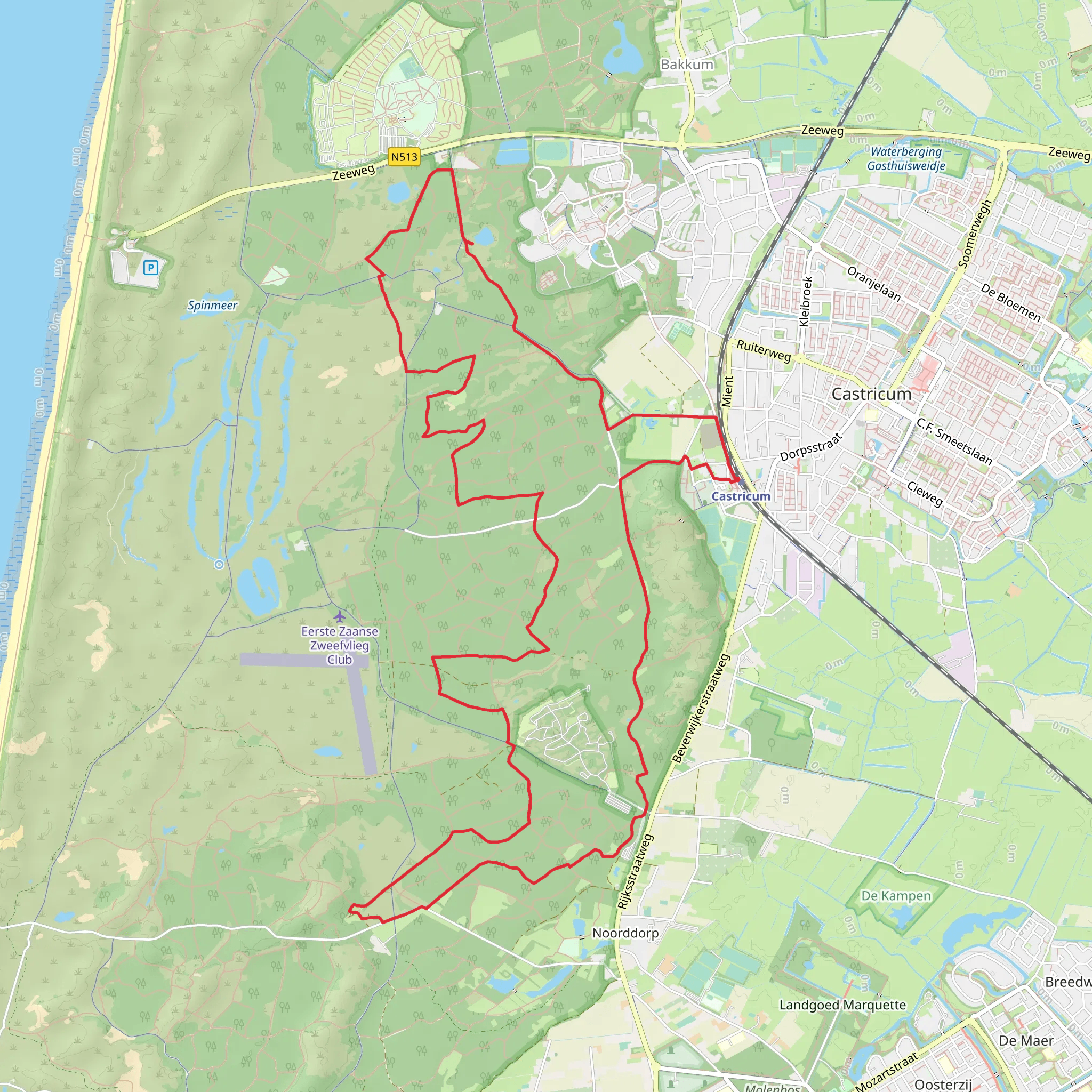 Berkenbosch, Russenbergen and Johanna's Hof Loop mobile static map