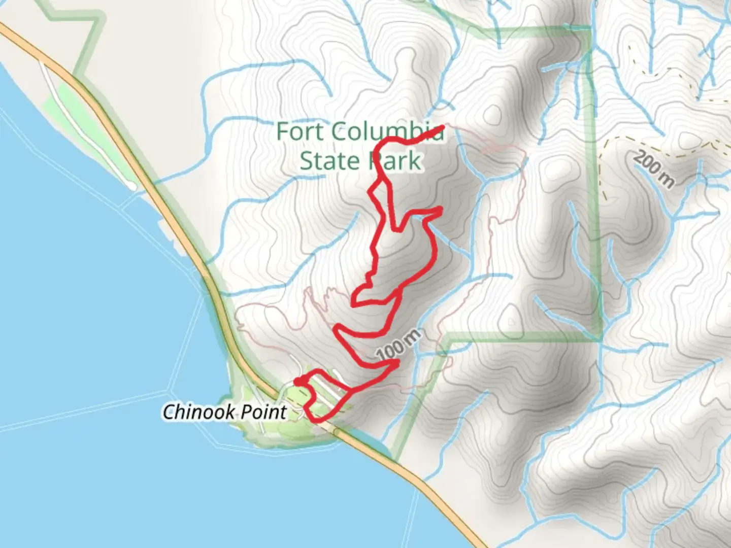 An image depicting the trail Military Road Trail and Scarborough Trail and its surrounding area.