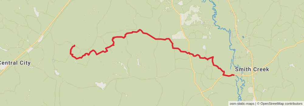 American Perimeter Trail - Florida Primary stage 21 Map