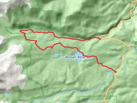 Middle St Vrain Creek, Coney Creek Road and Beaver Reservoir