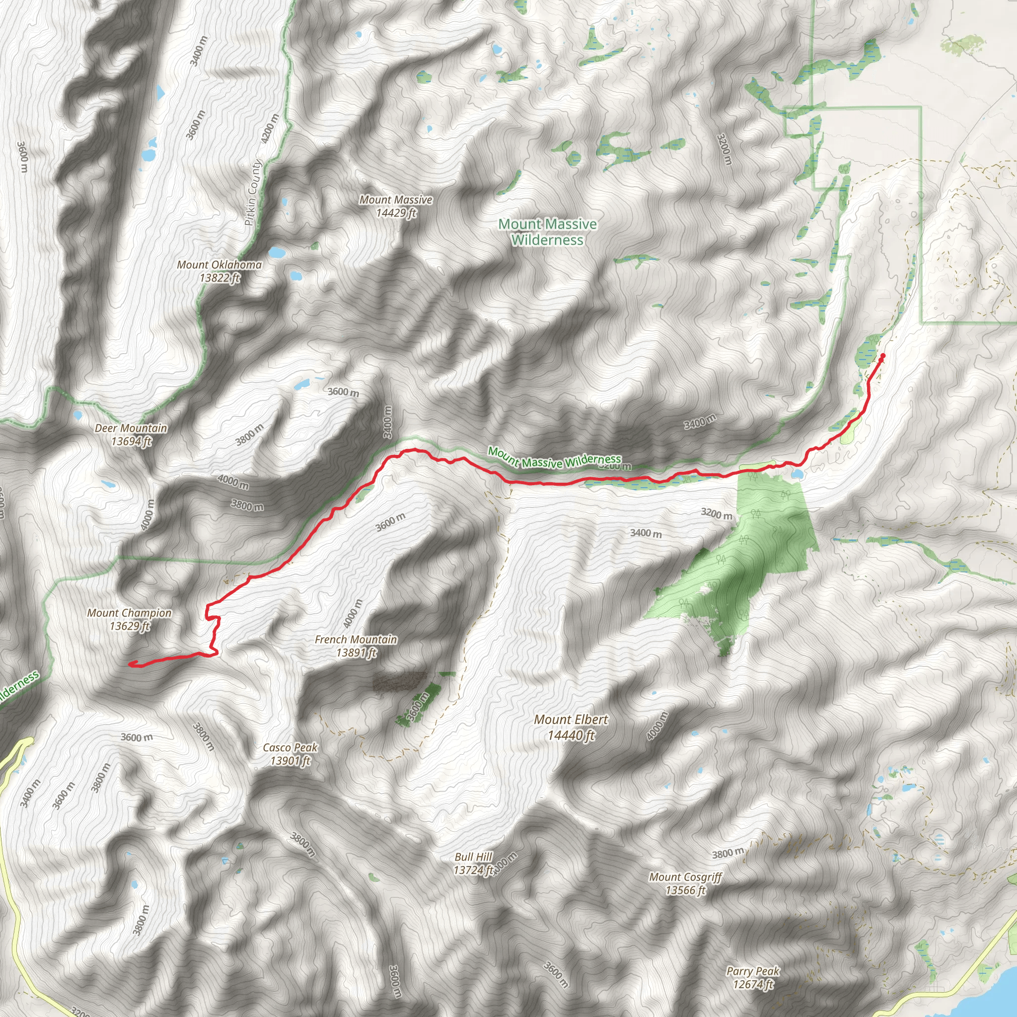 Halfmoon Creek mobile static map