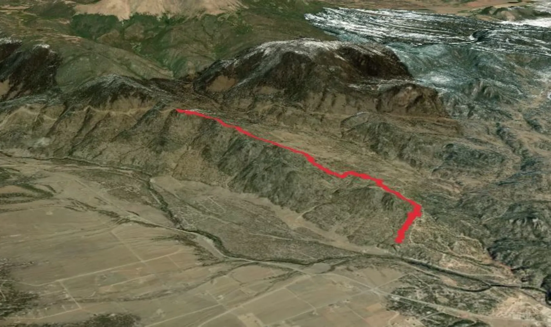 An image depicting the trail Vitamin B Trail and its surrounding area.