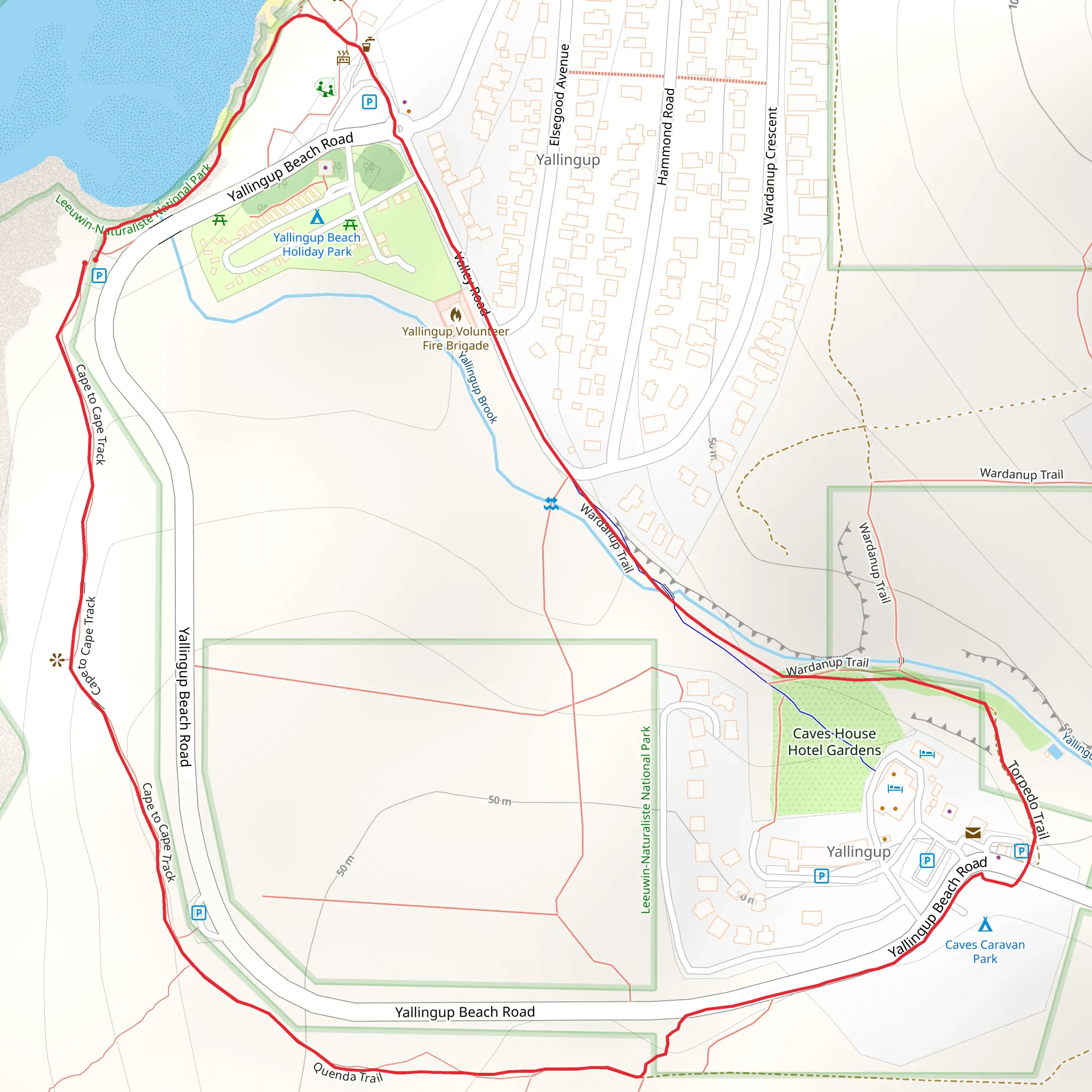 Torpedo Trail mobile static map