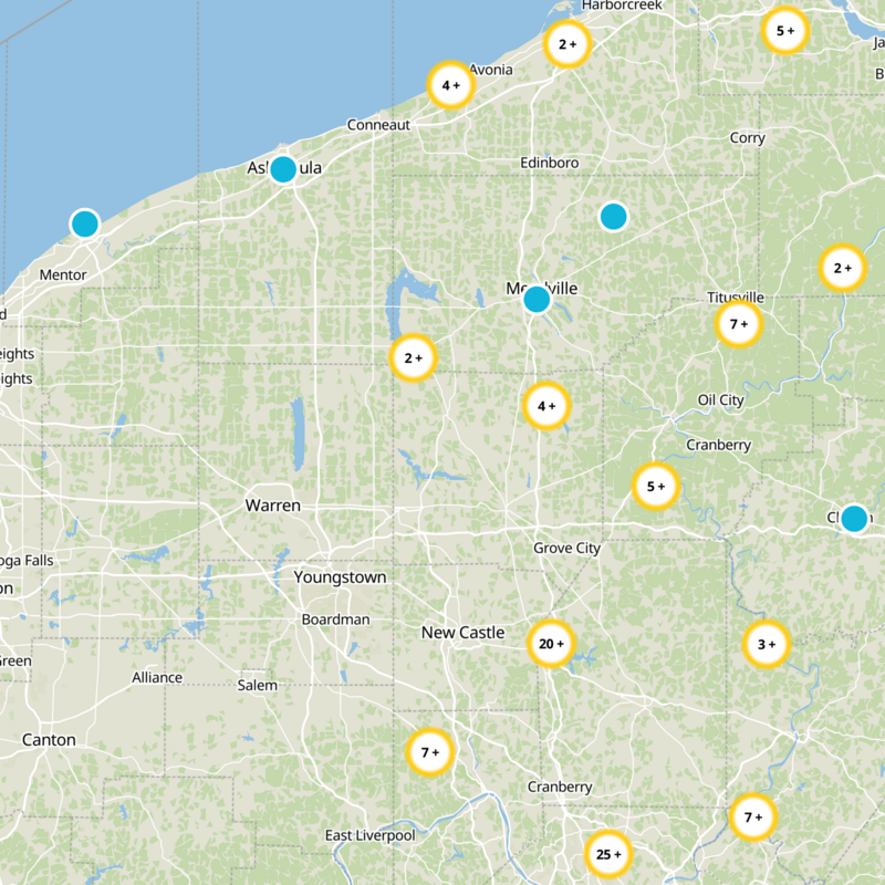 Mercer County Static Map