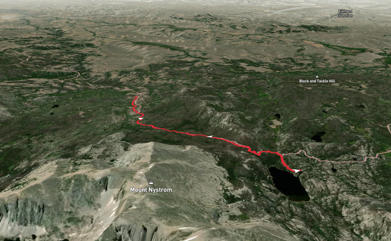 Little Sandy Lake via CDT