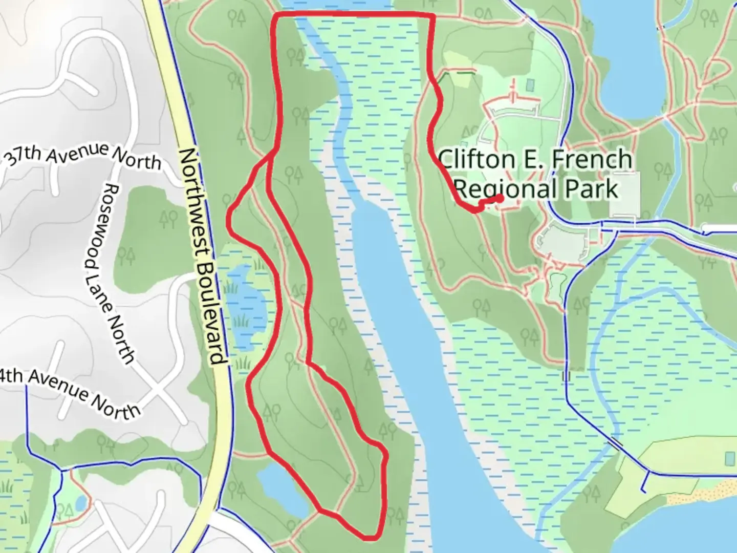 An image depicting the trail Medicine and Skyline Loop Trail and its surrounding area.