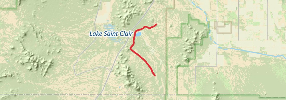 American Perimeter Trail - Southwest Primary stage 23 Map