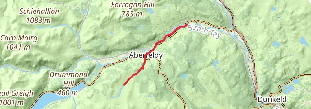 Scottish National Trail stage 19 Map