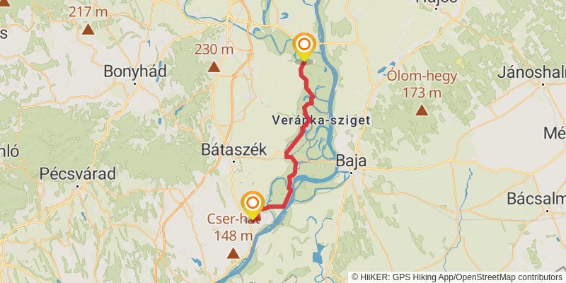 Sultans Trail stage 30 Map