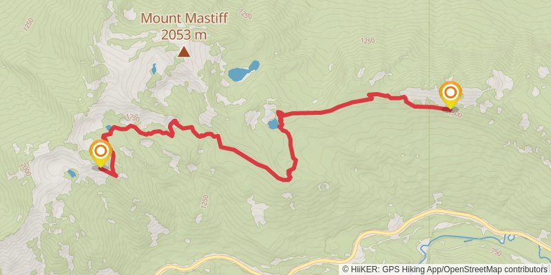 Nason Ridge Trail stage 2 Map