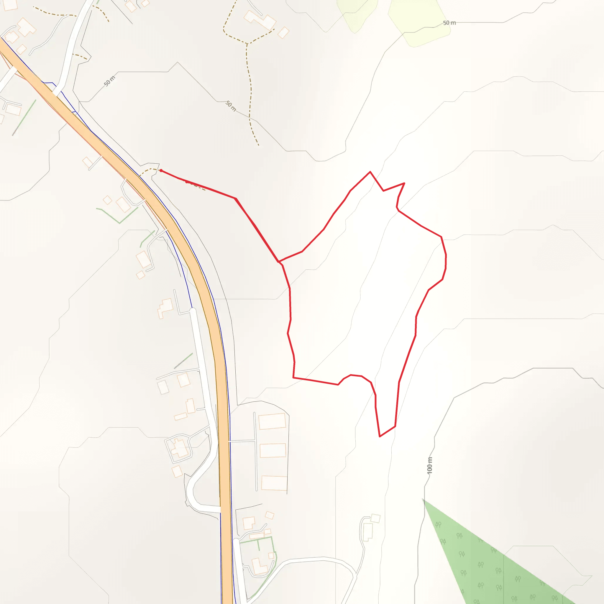 Ballykeeran Forest Trail mobile static map