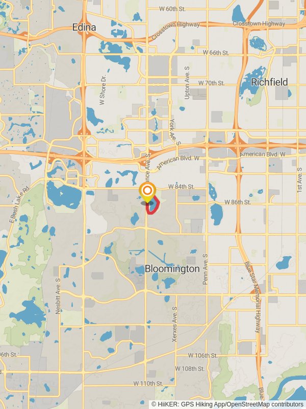 Lake Girard Park Loop mobile static map