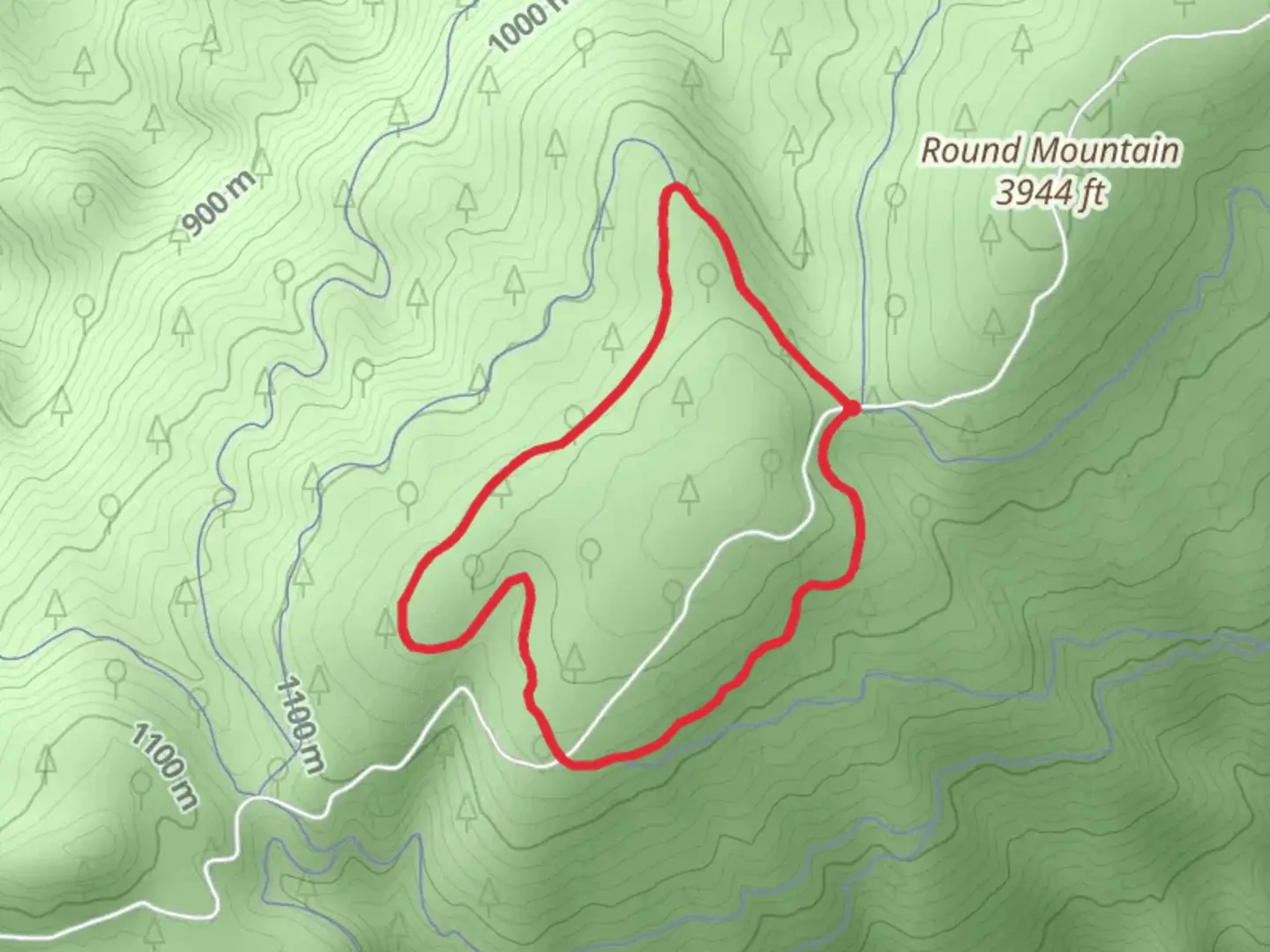 An image depicting the trail Meadow Loop and its surrounding area.