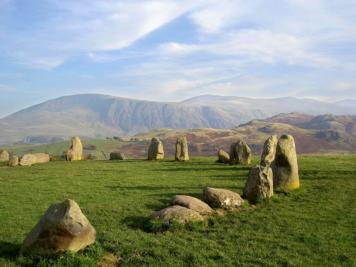 An image depicting the trail Castlerigg Stone Circle Loop and its surrounding area.