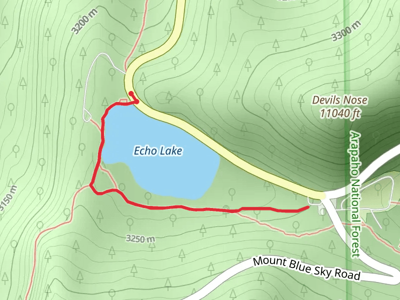 Echo Lake West Shore Trail