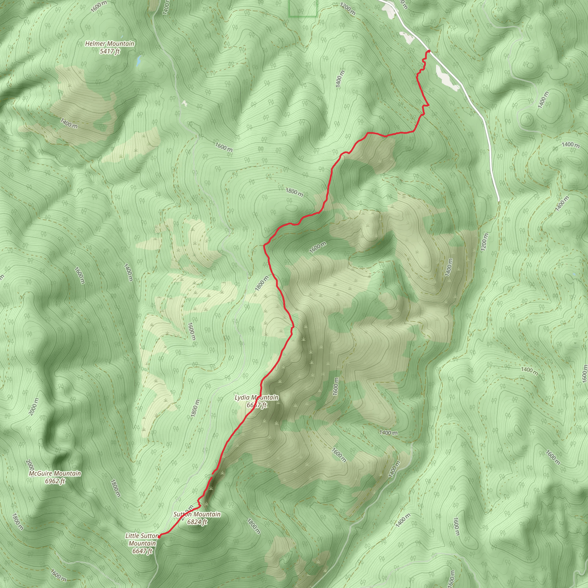 Lydia Pinkham Trail mobile static map