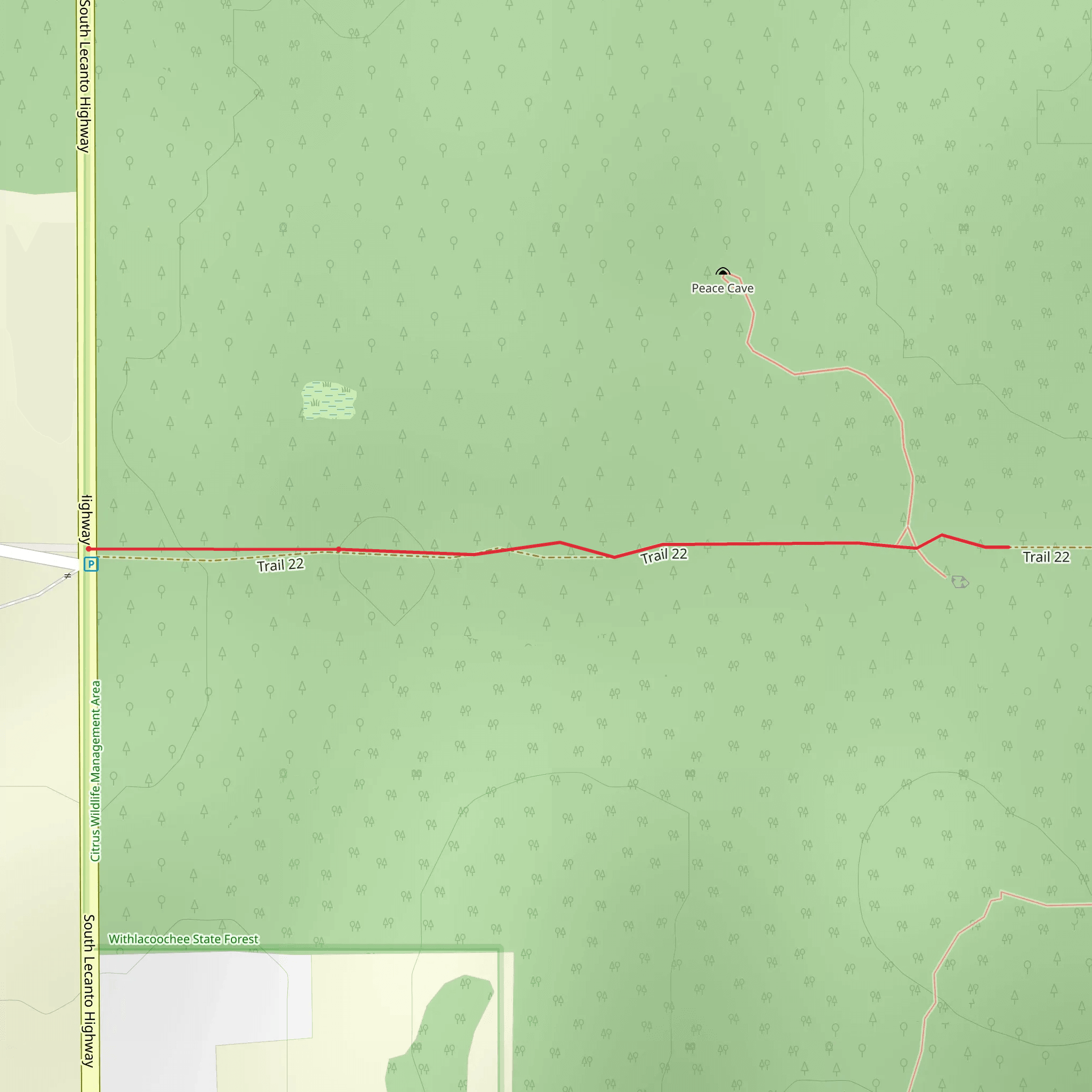 Trail 22 mobile static map