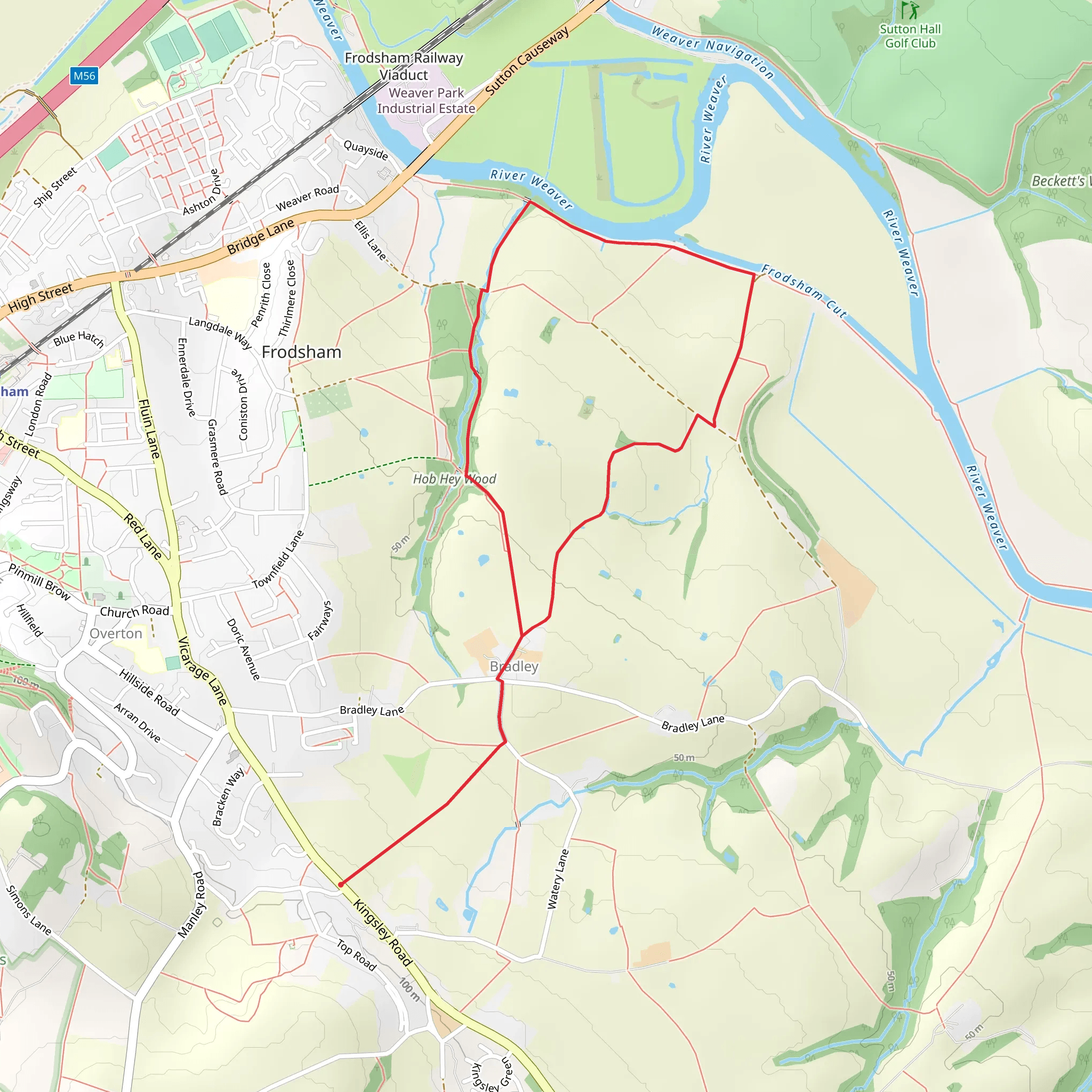 Bradley Loop mobile static map