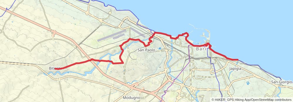 Via Francigena stage 149 Map
