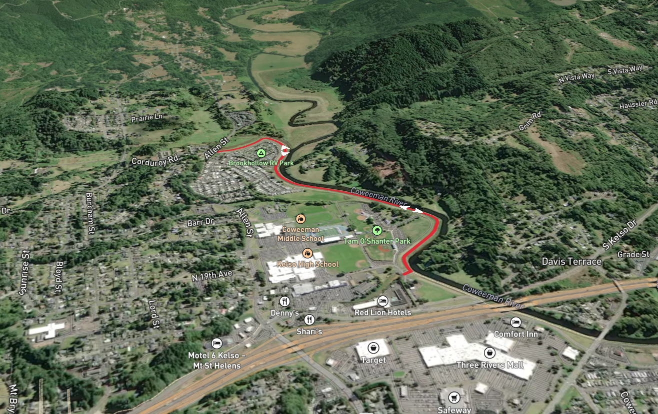 Coweeman River Trail