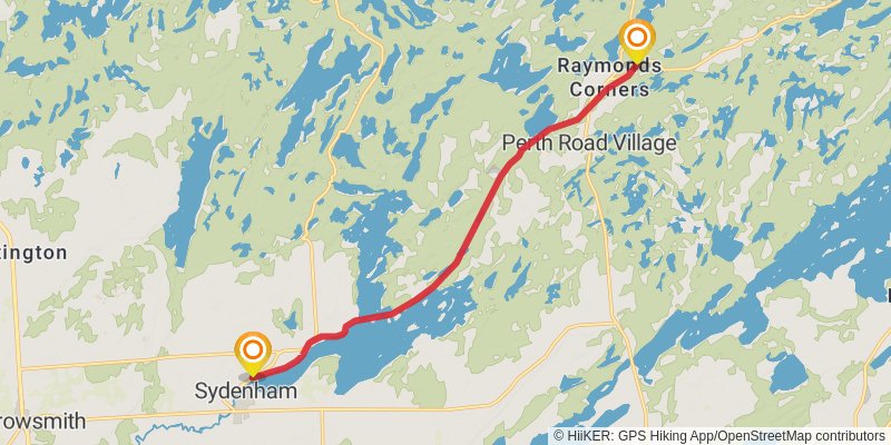 Cataraqui Trail stage 3 Map