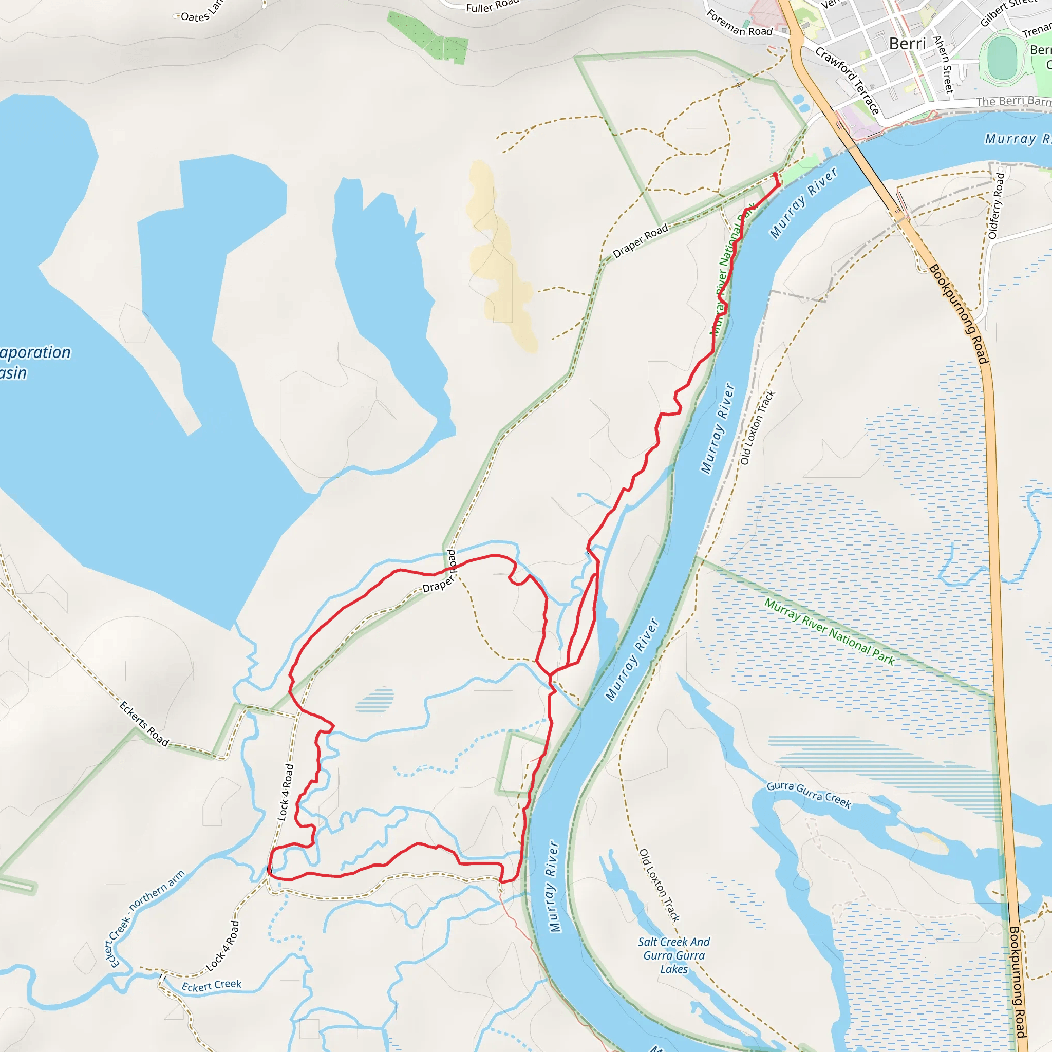 Rodeo Trail mobile static map