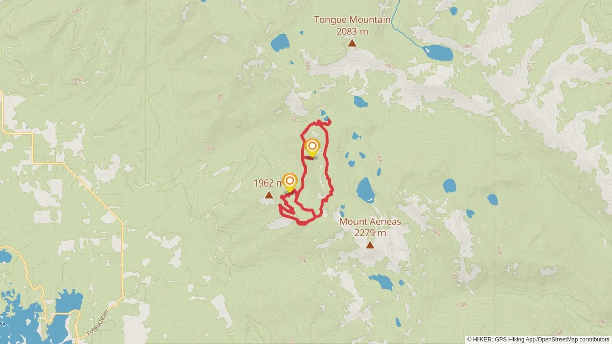 Twin Lakes via Noisy Creek Notch Trail
