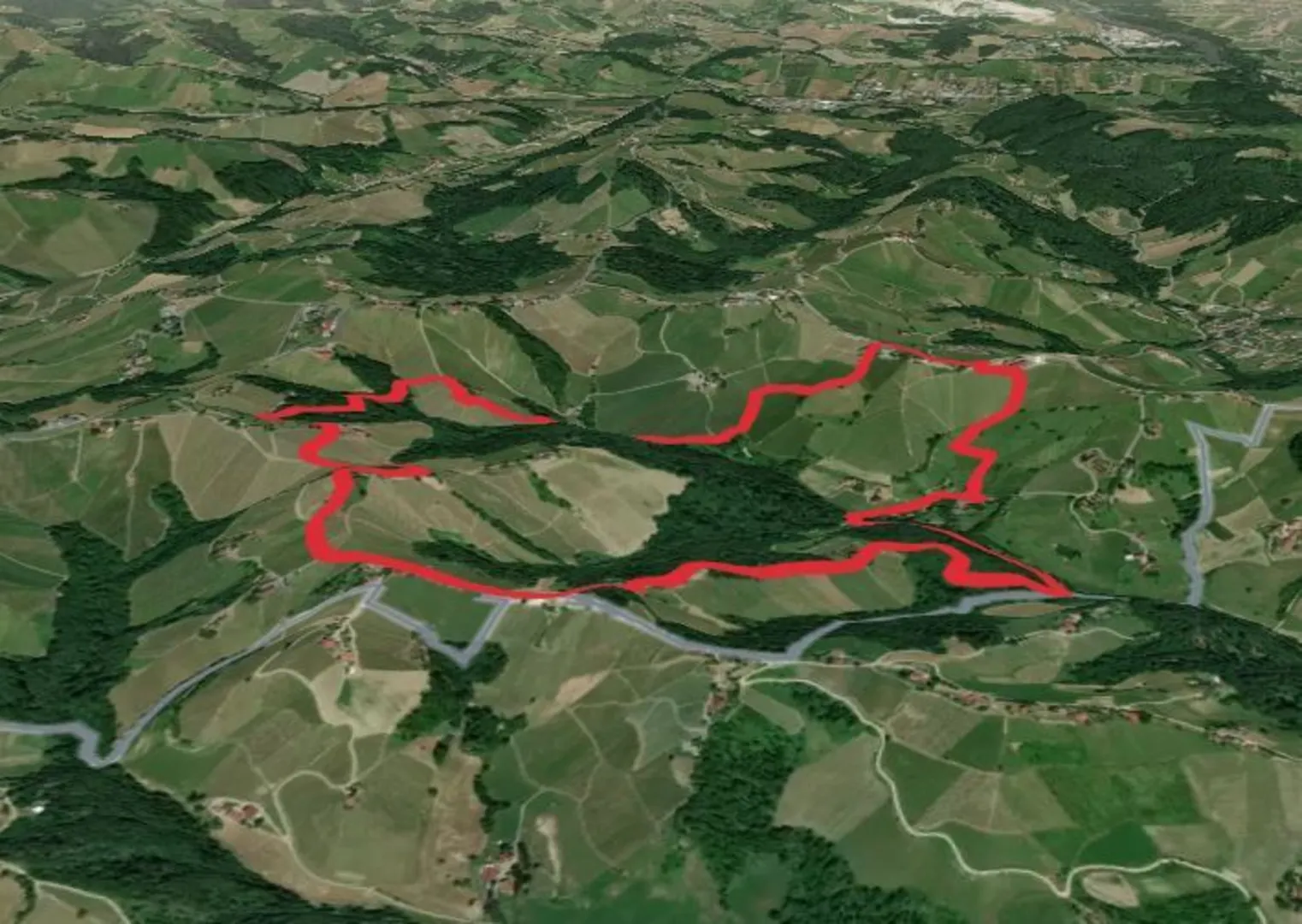 An image depicting the trail Sulztal Weg Loop and its surrounding area.
