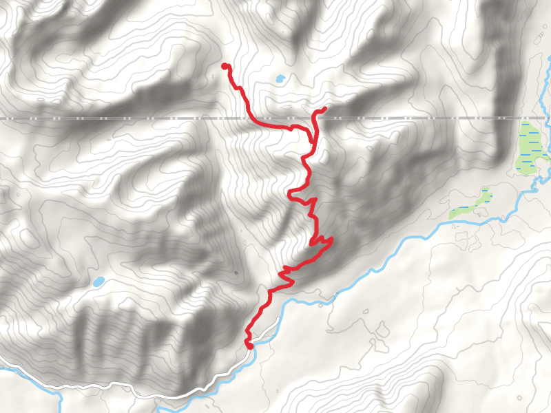 Hamilton Buttes Trail mobile static map