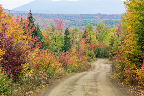 East Kennebago Mountain from Langtown Mill