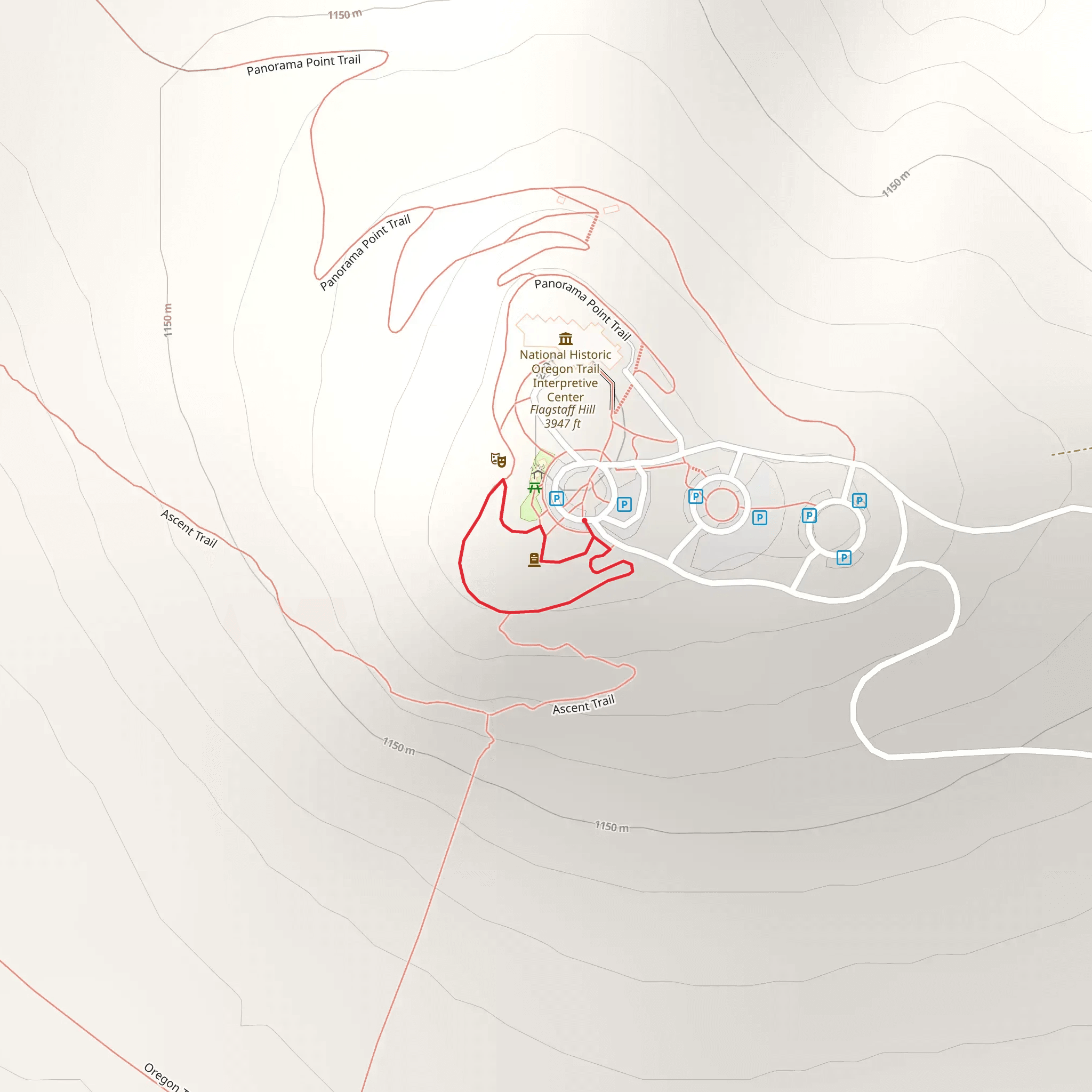Flagstaff Hill Loop mobile static map
