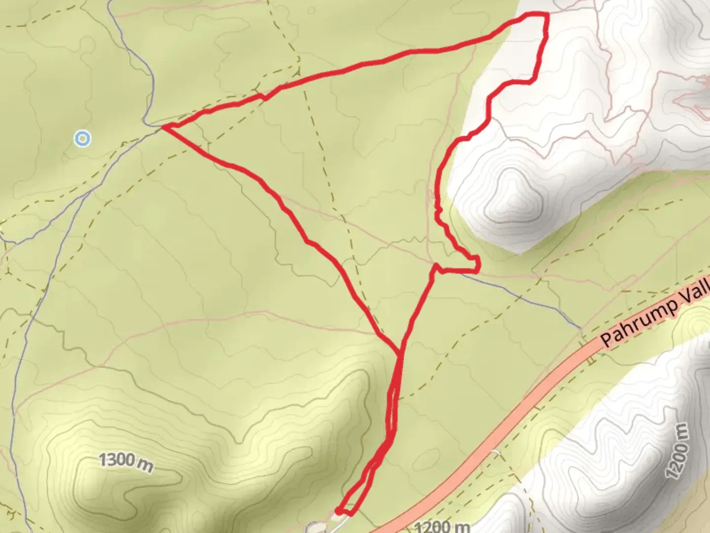 An image depicting the trail Beginner, Cactus Slalom and Ducky - Dirt Road Sprint Loop and its surrounding area.