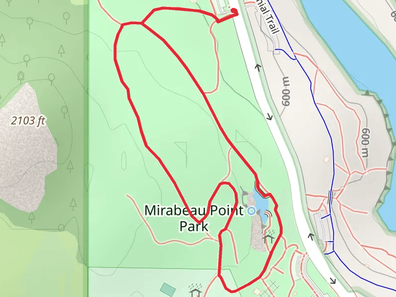 Mirabeau pond Loop