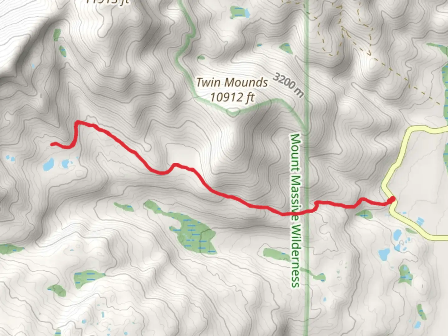 An image depicting the trail Kearney Park and Swamp Lake Trail and its surrounding area.