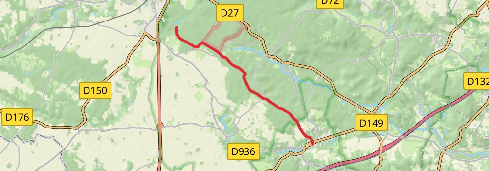 GR 655 Via Turonensis stage 22 Map