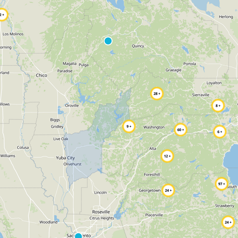 Yuba County Static Map