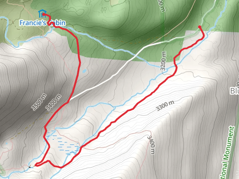 Spruce Creek and Crystal Creek