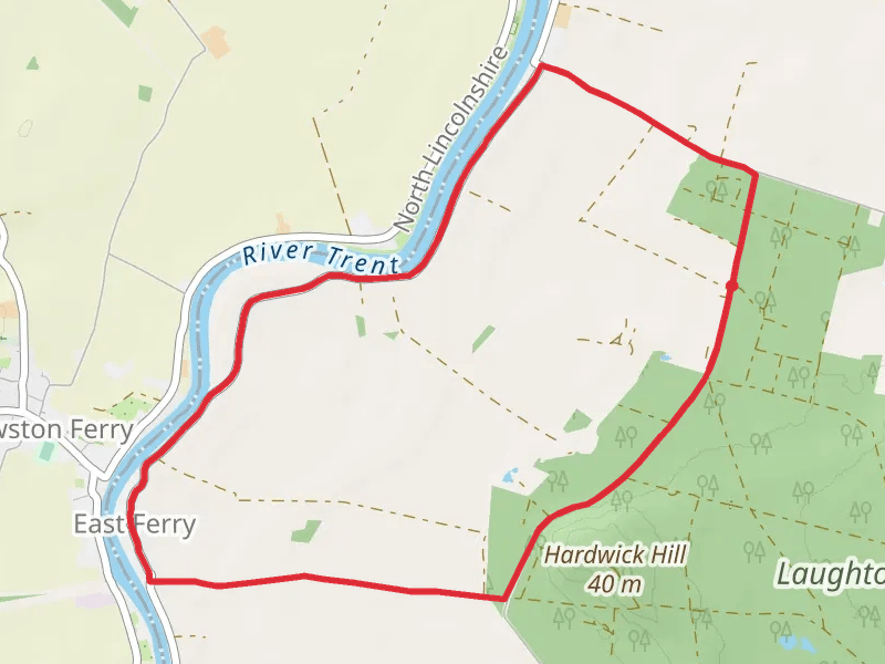 Susworth and East Ferry Loop via Sunflower Park