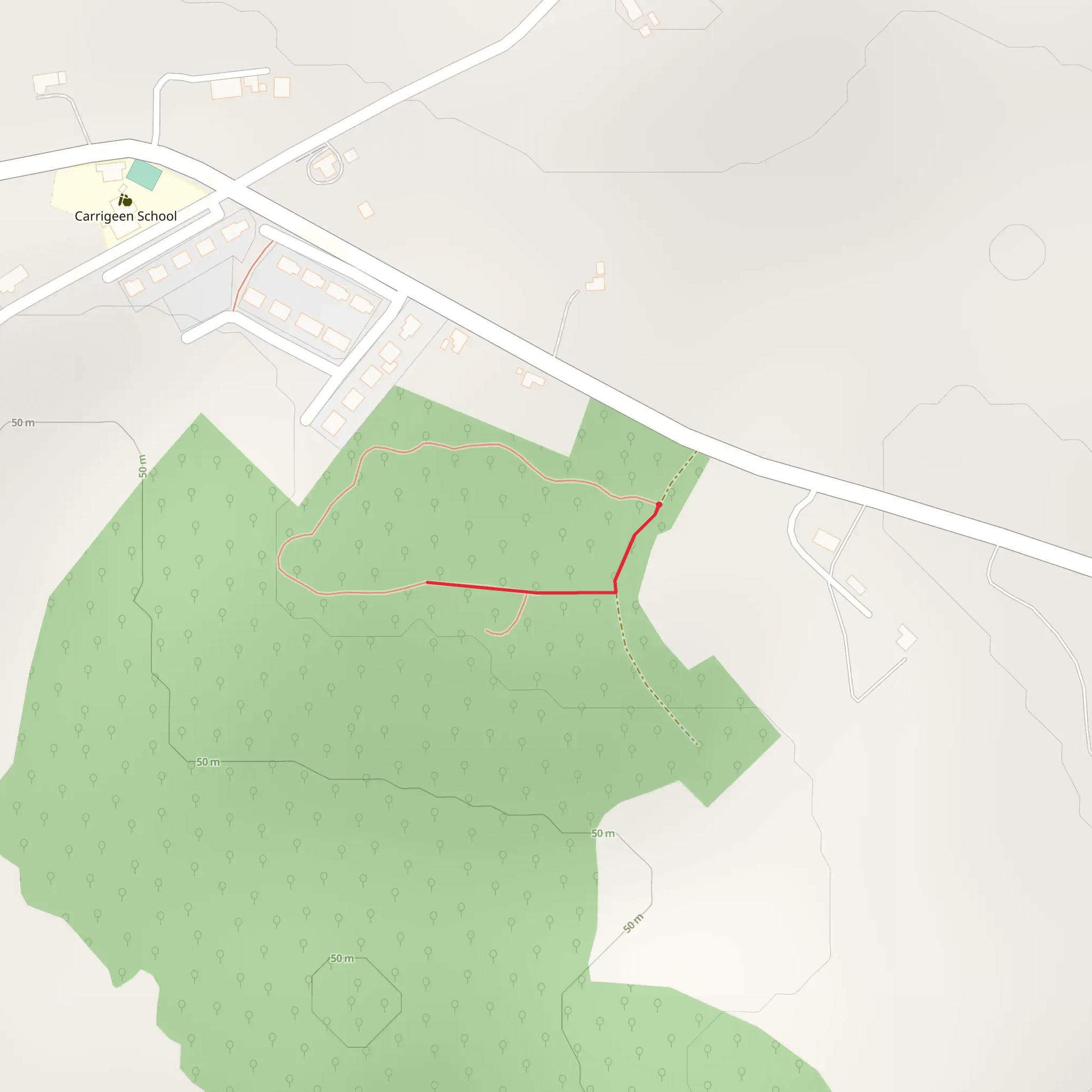 Derryvunny - Multi Access Trail mobile static map