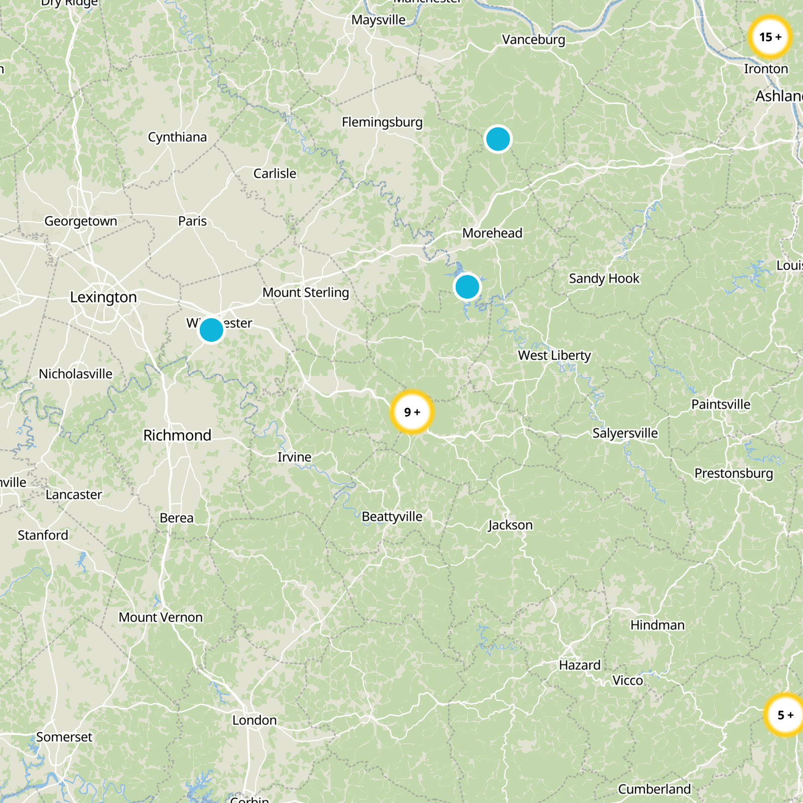Powell County Static Map