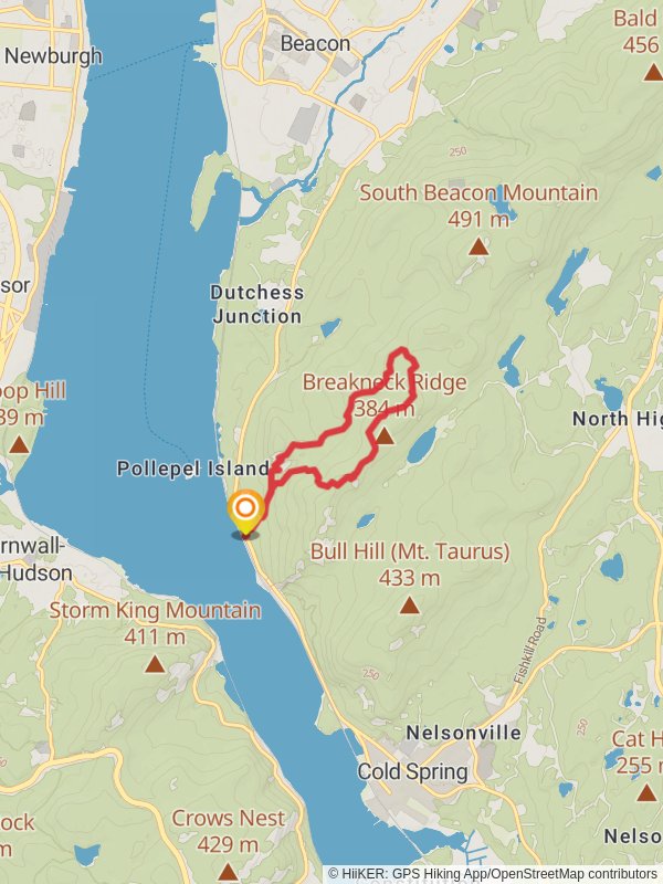 Notch Trail and Wilkinson Memorial Trail Loop mobile static map
