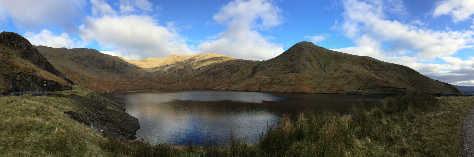 An image depicting the trail Ben Cruachan and Meall Cuanail and its surrounding area.