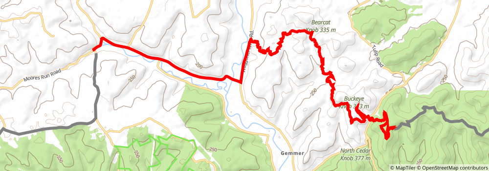 American Discovery Trail South Route stage 76 Map