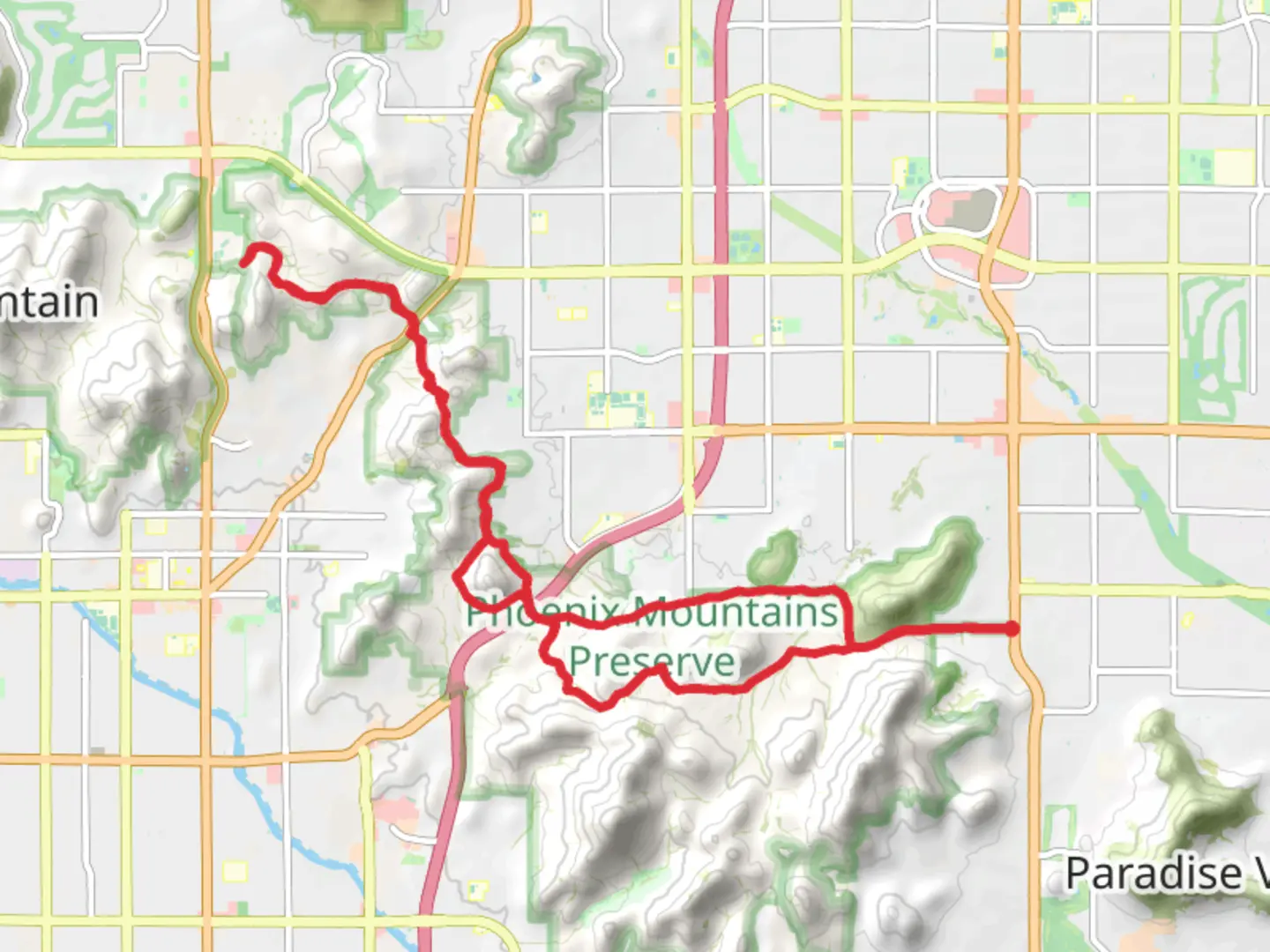 An image depicting the trail Charles M Christiansen and Dixie Peak Loop Trail and its surrounding area.