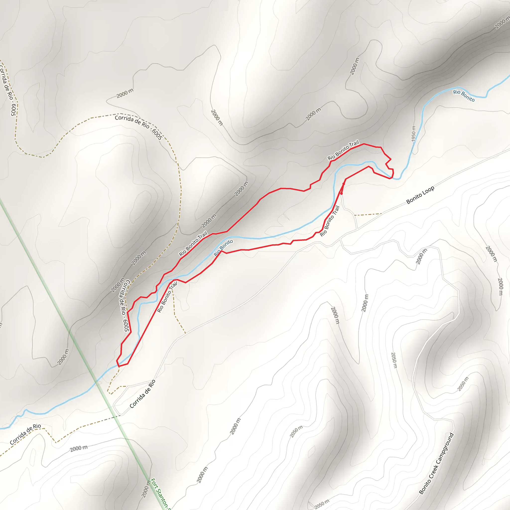 Rio Bonito Loop mobile static map